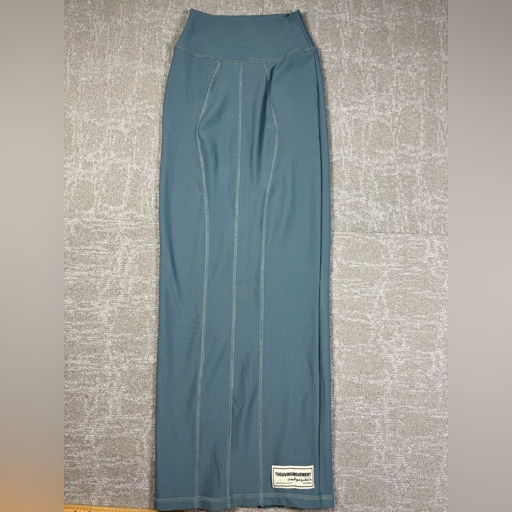 The Giving Movement Womens Spandex Maxi Athletic Minimalist Skirt Size Small